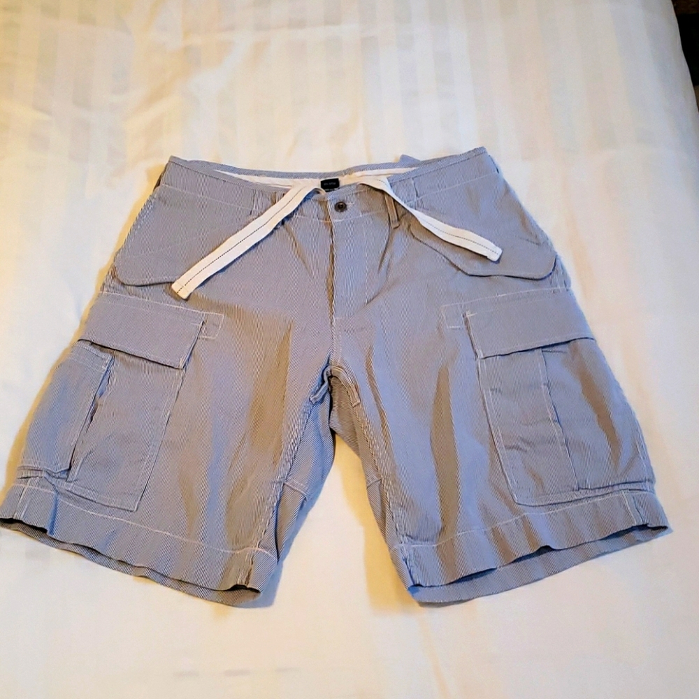 Polo Seersucker Corded Cargo Shorts